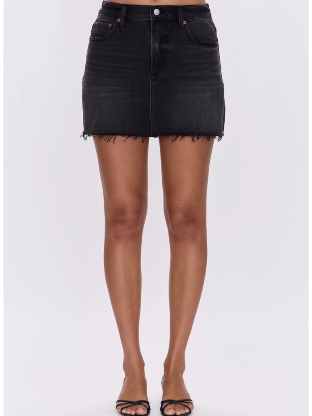 Pistola Daisy Low Slug Denim Mini Skirt